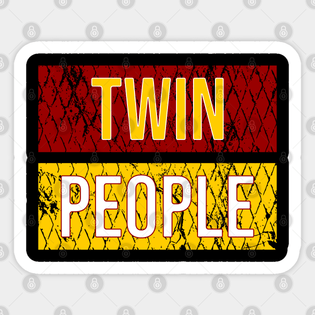 Twin people Sticker by Nana On Here